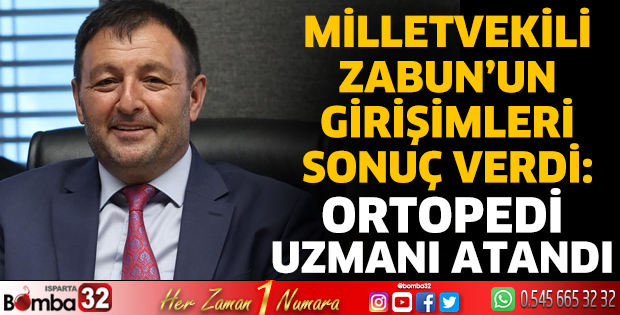  Milletvekili Zabun’un girişimleri sonuç verdi