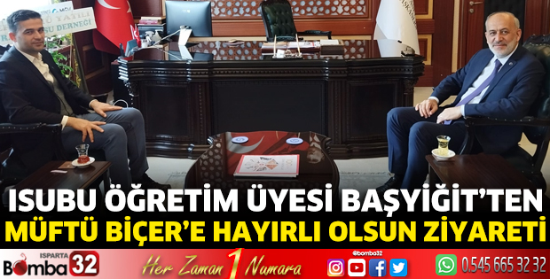  Müftü Biçer’e hayırlı olsun ziyareti