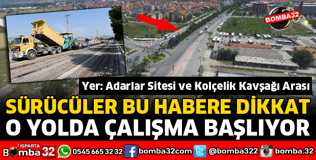  O YOLDA ASFALTLAMA ÇALIŞMASI YAPILACAK