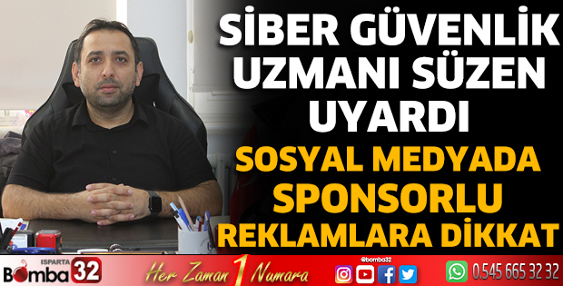  Siber Güvenlik Uzmanı Süzen uyardı