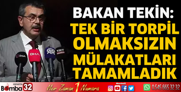  Tek bir torpil olmaksızın mülakatları tamamladık