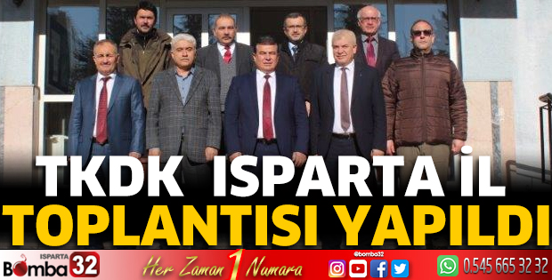  TKDK Isparta İl toplantısı yapıldı
