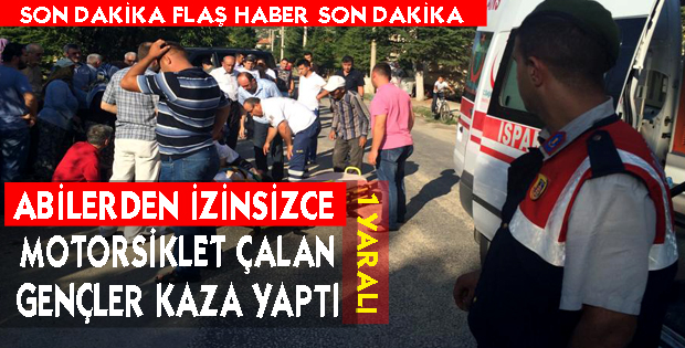  TRAFİK KAZASI 1 YARALI 