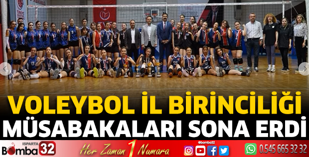  Voleybol İl Birinciliği müsabakaları sonuçlandı