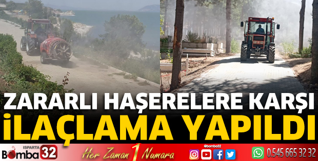  Zararlı Haşerelere Karşı İlaçlama Yapıldı