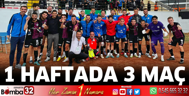 1 haftada 3 maç
