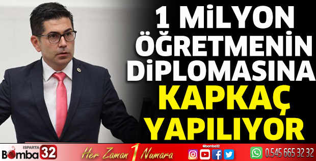 1 milyon öğretmenin diplomasına kapkaç yapılıyor 