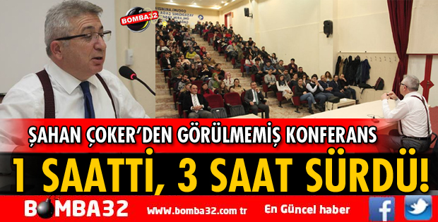 1 SAAT SÜRMESİ BEKLENEN KONFERANS 3 SAAT SÜRDÜ