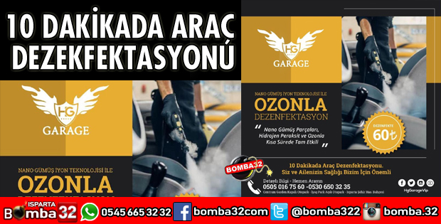 10 DAKİKADA ARAÇ DEZENFEKTASYONU