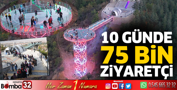 10 günde 75 bin ziyaretçi