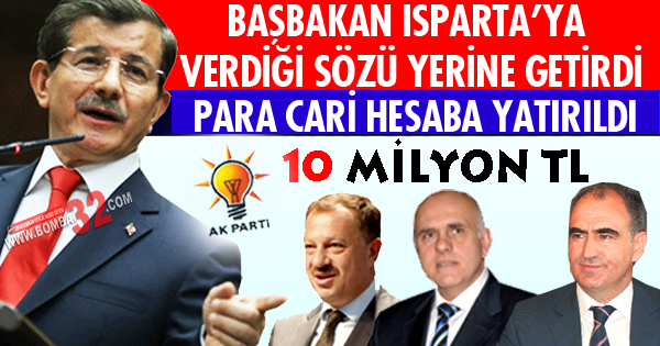 10 MİLYON TL GELDİ