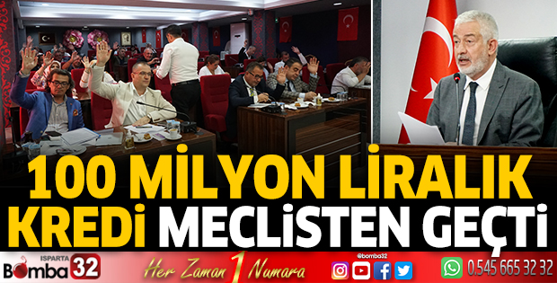 100 Milyon liralık kredi meclisten geçti 