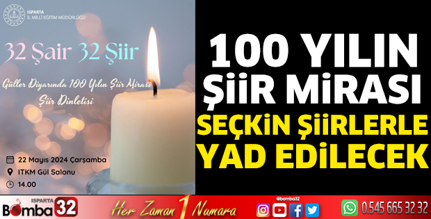 100 Yılın Şiir Mirası seçkin şiirlerle yad edilecek