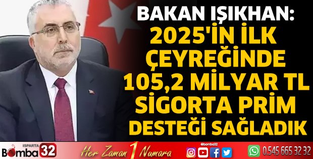 105,2 milyar TL sigorta prim desteği sağladık