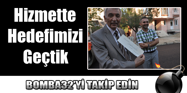 Hizmette hedefimizi geçtik
