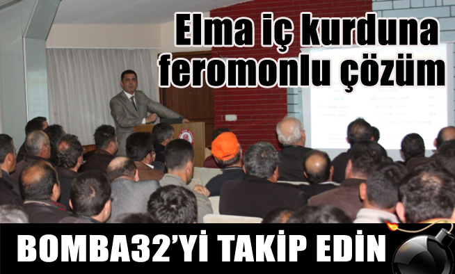 Elma iç kurduna feromonlu çözüm