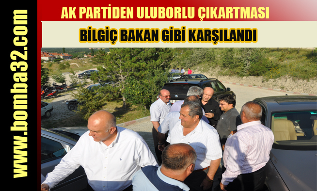 AK PARTİNİN ULUBORLU ÇIKARTMASI...
