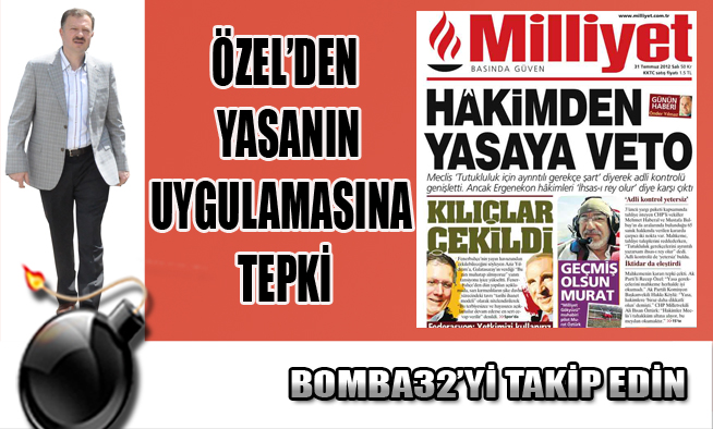 YASAYA HAKİMDEN VETO MECLİSİ ÜZDÜ...