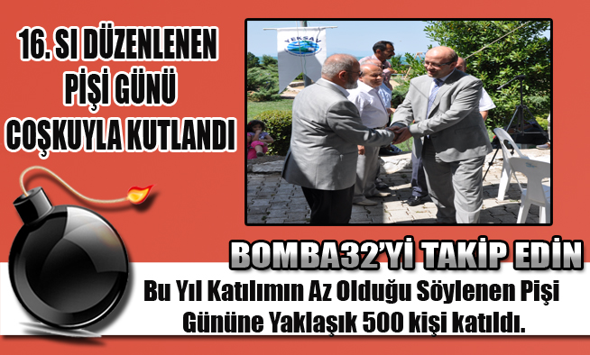 PİŞİ GÜNÜ BİRLİK VE BERABERLİK GETİRDİ....