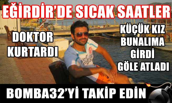 BUNALIMA GİRDİ KENDİNİ GÖLE ATTI