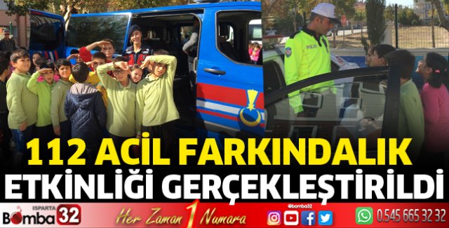 112 Acil Farkındalık etkinliği yapıldı