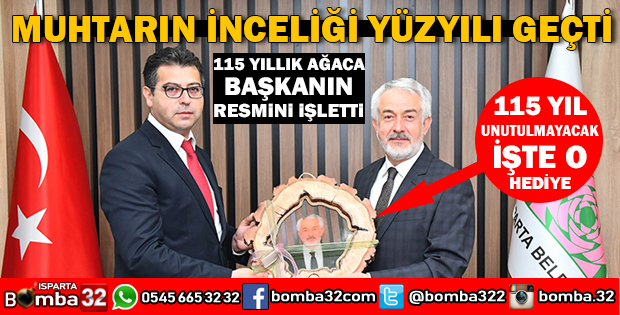 115 GÜNLÜK BAŞKANA 115 YILLIK HEDİYE