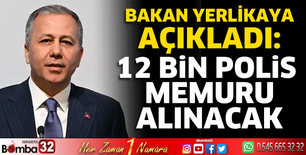 12 Bin polis memuru alınacak