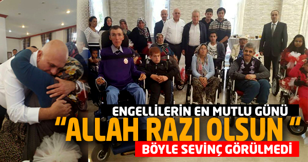 12 engelliyi sevindirdi