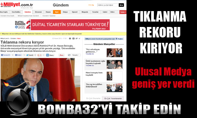 SDÜ REKTÖRÜ ÜLKE GÜNDEMİNDE