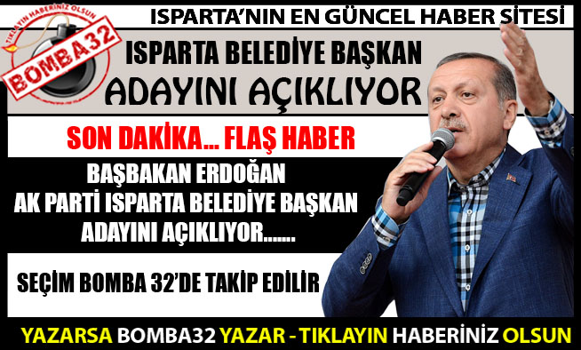 AK PARTİ ADAYI AÇIKLANIYOR