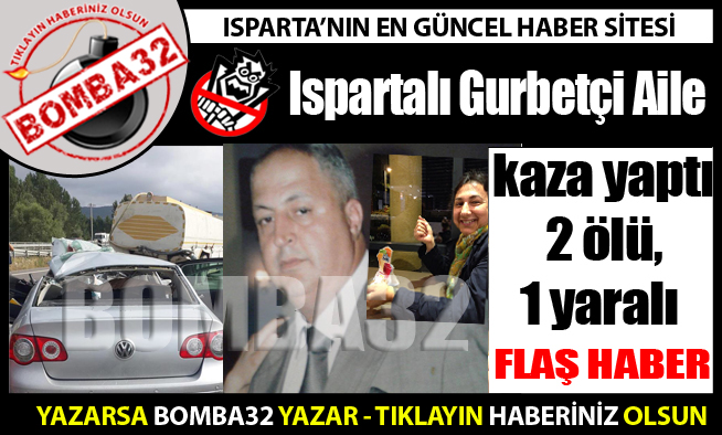 Otomobil, Tankerle Çarpıştı: 2 Ölü, 1 Yaralı