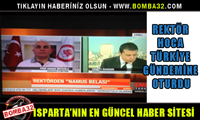 REKTÖR HOCA BİR KEZ DAHA ULUSAL BASINDA
