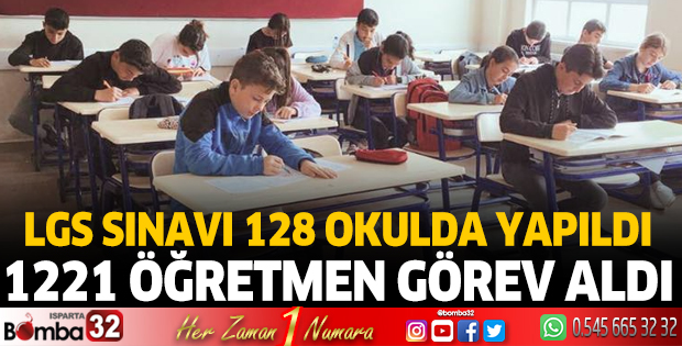 128 okulda 1221 öğretmen görev aldı