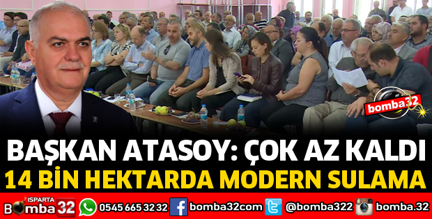 14 BİN HEKTARDA MODERN SULAMA  ​​​​​​​