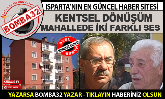 KENTSEL DÖNÜŞÜMDE MAHALLELİ KONUŞTU