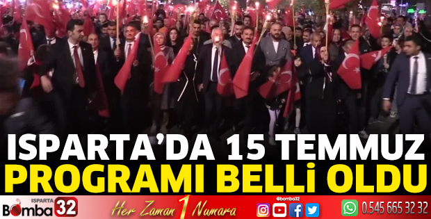 15 Temmuz programı belli oldu