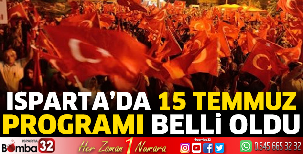 15 Temmuz programı belli oldu