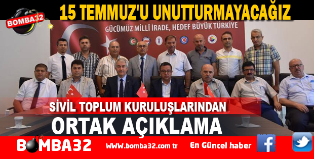 15 TEMMUZ'U UNUTTURMAYACAĞIZ