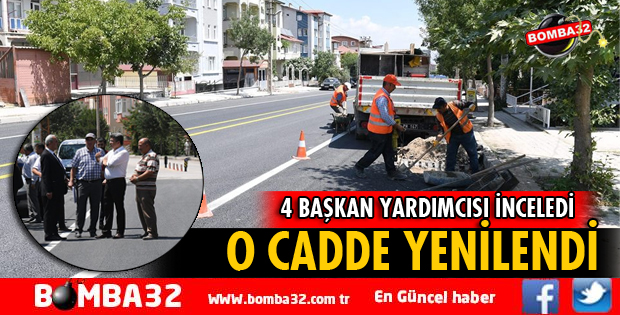 156 CADDE YENİLENDİ