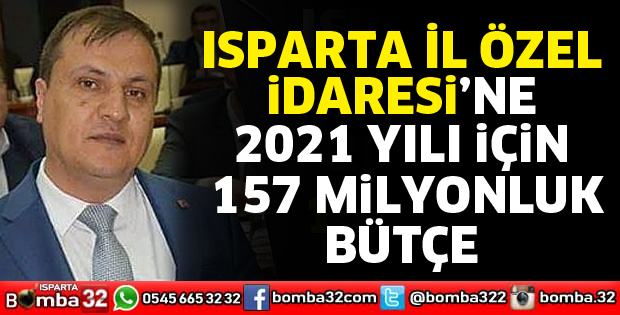 157 MİLYONLUK BÜTÇE