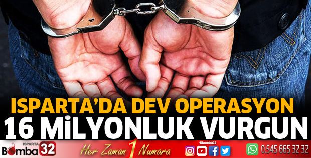 16 milyonluk vurgun