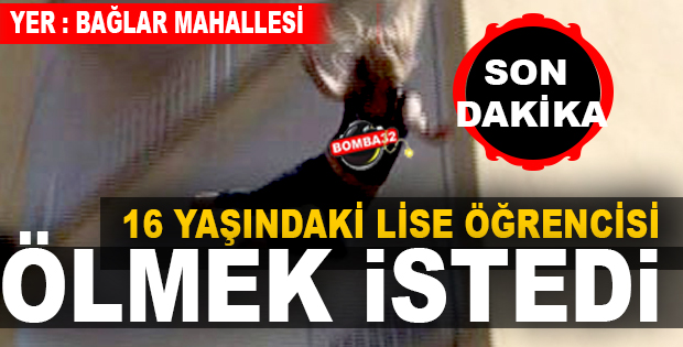 16 yaşındaki genç canına kıymak istedi