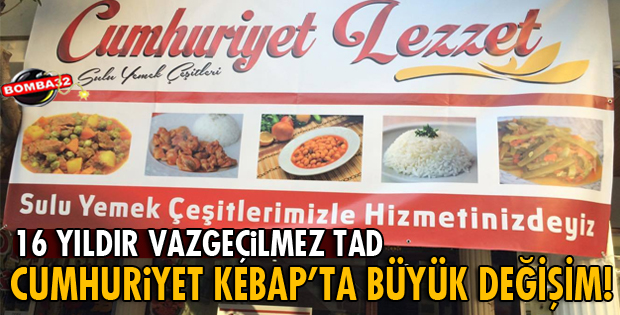 16 YILDIR DEĞİŞMEYEN TAT!