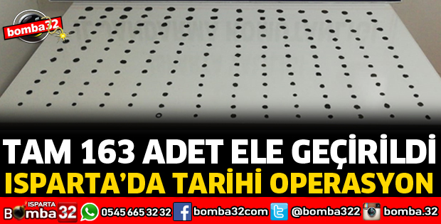 163 ADET SİKKE ELE GEÇİRİLDİ