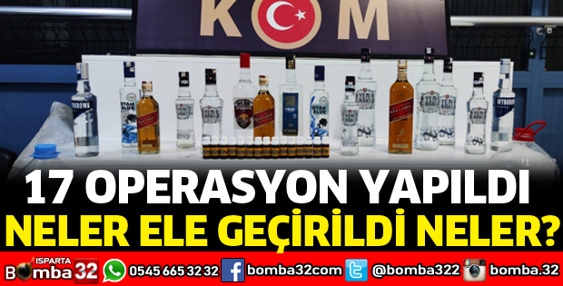 17 OPERASYON YAPILDI