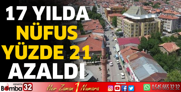 17 yılda nüfus yüzde 21 azaldı