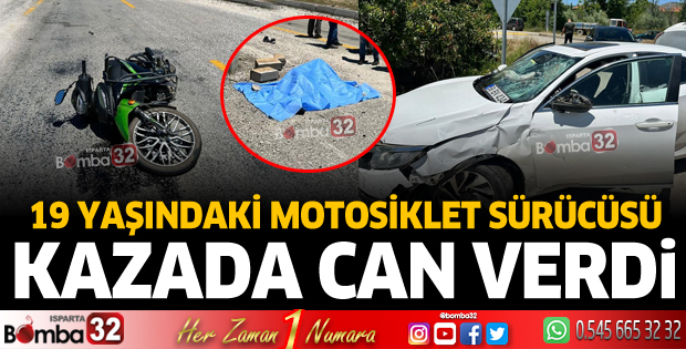19 yaşındaki sürücü kazada can verdi 