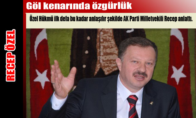 Göl kenarında özgürlük