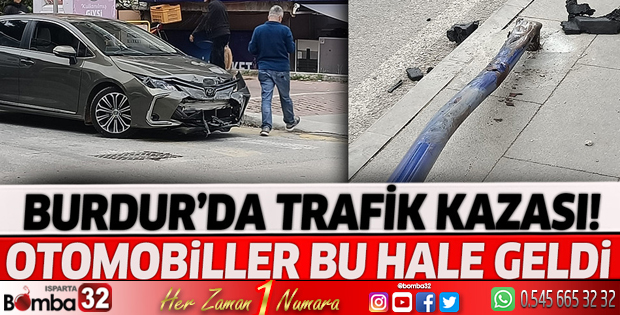 2 araç feci şekilde çarpıştı