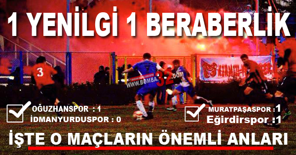 2 Ayrı Maç 1 Puan